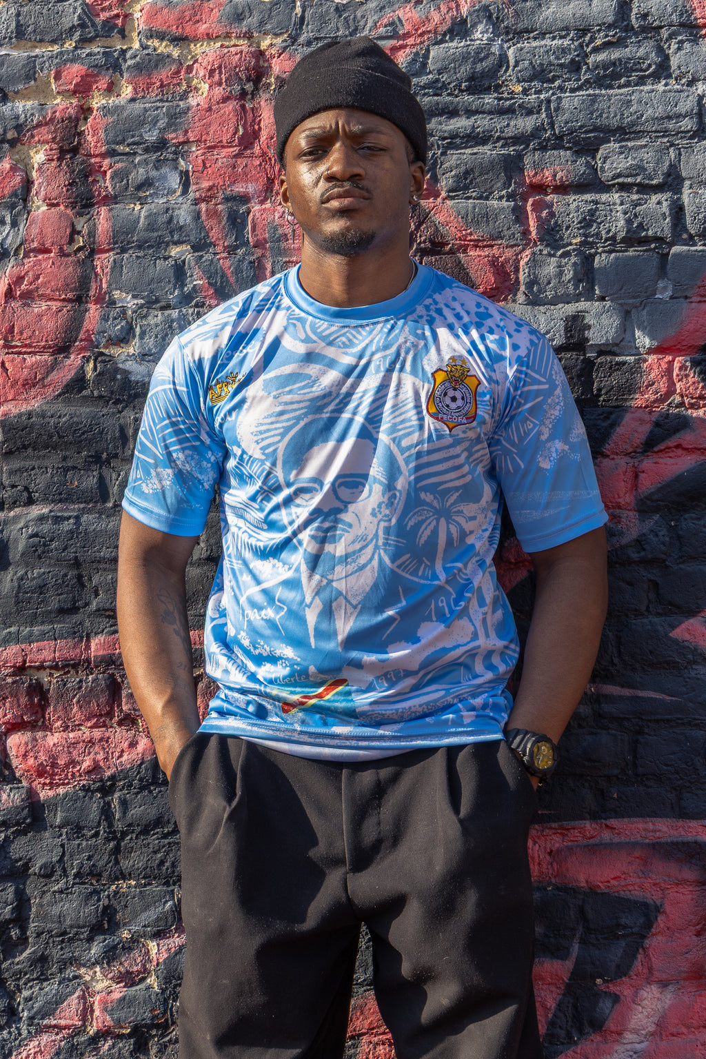 Light blue jersey