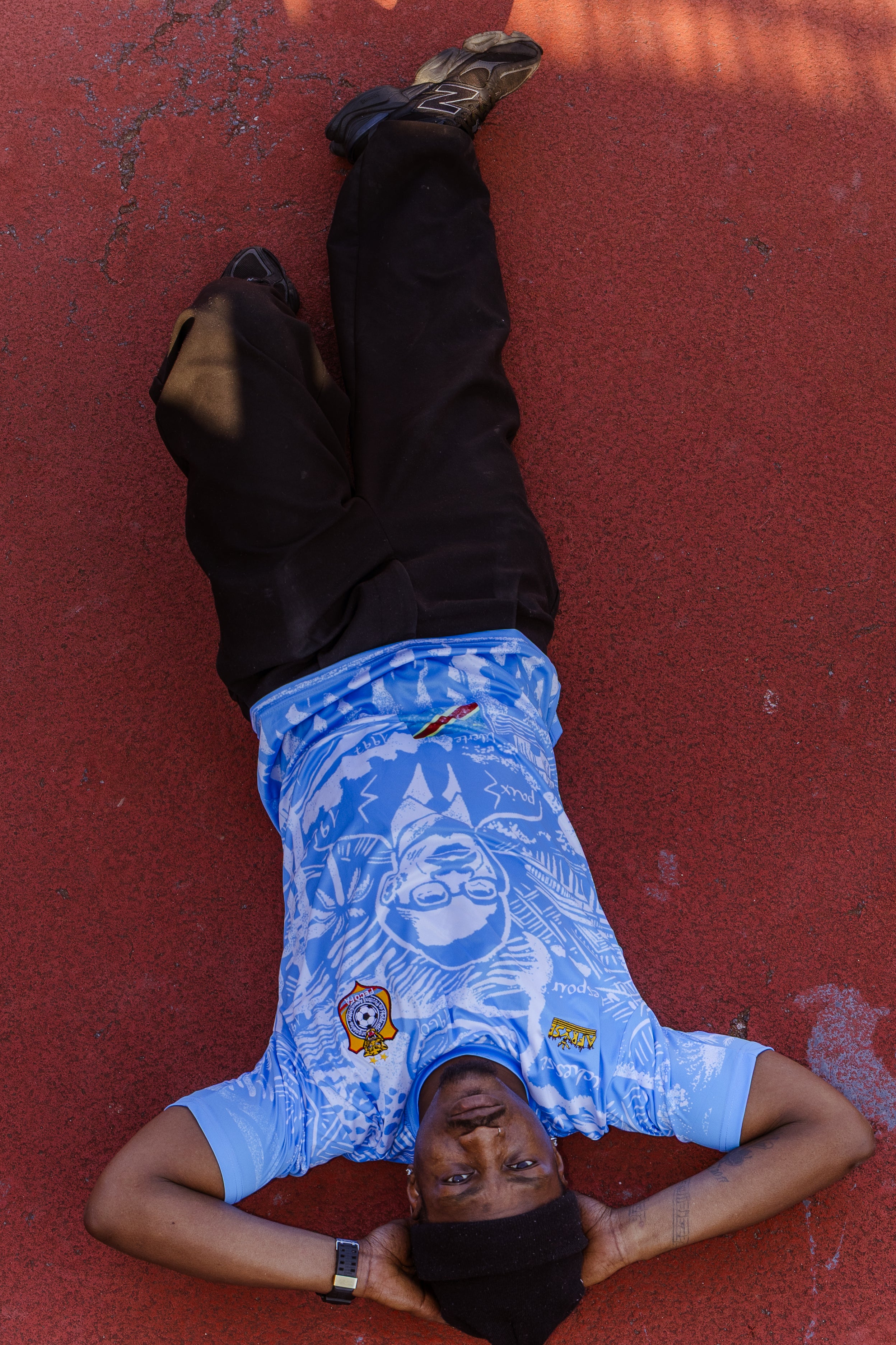 Light blue jersey